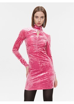 Patrizia Pepe Sukienka koktajlowa 2A2613/J050 M471 Różowy Slim Fit ze sklepu MODIVO w kategorii Sukienki - zdjęcie 182667502