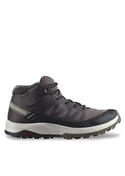 Salomon Trekkingi Outrise Mid Gtx W GORE-TEX L47160700 Czarny ze sklepu MODIVO w kategorii Buty trekkingowe damskie - zdjęcie 182667560