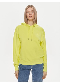 Tommy Hilfiger Bluza Flag WW0WW41245 Żółty Regular Fit ze sklepu MODIVO w kategorii Bluzy damskie - zdjęcie 182667564