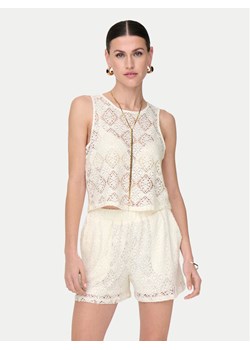 JDY Top Eva 15351499 Biały Regular Fit ze sklepu MODIVO w kategorii Bluzki damskie - zdjęcie 182667632