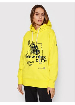 Superdry Bluza Boho And Rock W2011168A Żółty Relaxed Fit ze sklepu MODIVO w kategorii Bluzy damskie - zdjęcie 182667661