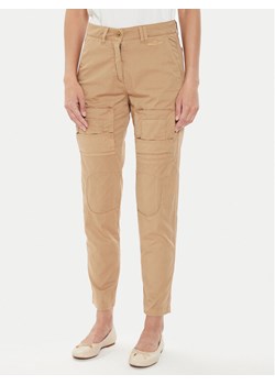 Aeronautica Militare Spodnie materiałowe 241PA1589DCT3307 Beżowy Regular Fit ze sklepu MODIVO w kategorii Spodnie damskie - zdjęcie 182667694