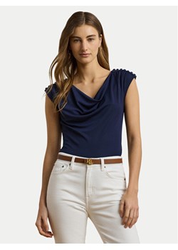 LAUREN RALPH LAUREN Bluzka 200889317001 Granatowy Relaxed Fit ze sklepu MODIVO w kategorii Bluzki damskie - zdjęcie 182667760