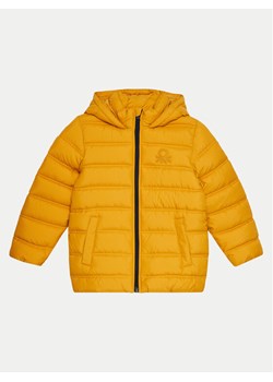 United Colors Of Benetton Kurtka zimowa 2WU0CN016 Żółty Regular Fit ze sklepu MODIVO w kategorii Kurtki dziewczęce - zdjęcie 182667784
