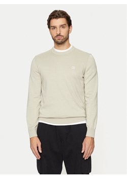Boss Sweter Kanovano 50471343 Beżowy Regular Fit ze sklepu MODIVO w kategorii Swetry męskie - zdjęcie 182667802