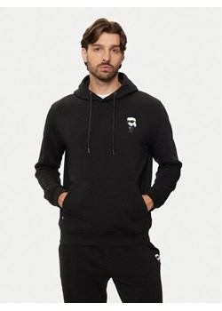 KARL LAGERFELD Bluza 705036 544910 Czarny Regular Fit ze sklepu MODIVO w kategorii Bluzy męskie - zdjęcie 182667860