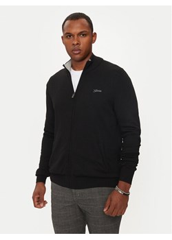 Guess Kardigan M4YR03 Z3052 Czarny Regular Fit ze sklepu MODIVO w kategorii Swetry męskie - zdjęcie 182667920