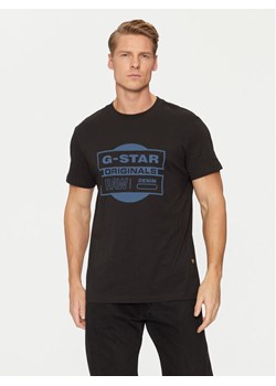 G-Star Raw T-Shirt Originals D25443-8415 Czarny Regular Fit ze sklepu MODIVO w kategorii T-shirty męskie - zdjęcie 182667983