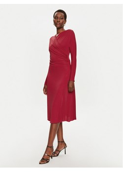Boss Sukienka koktajlowa Ettita 50523130 Czerwony Slim Fit ze sklepu MODIVO w kategorii Sukienki - zdjęcie 182668013