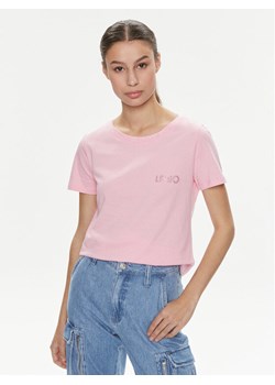 Liu Jo T-Shirt Moda M/C MA4395 J6308 Różowy Regular Fit ze sklepu MODIVO w kategorii Bluzki damskie - zdjęcie 182668062