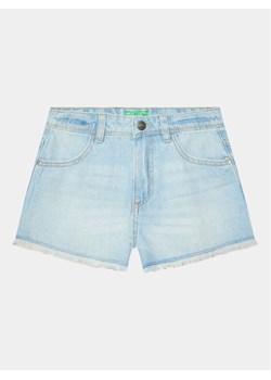 United Colors Of Benetton Szorty materiałowe 4DW2C9011 Niebieski Regular Fit ze sklepu MODIVO w kategorii Spodenki dziewczęce - zdjęcie 182668140