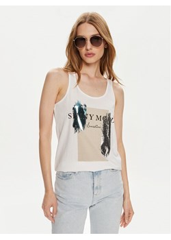 ONLY Top Henny 15327669 Biały Regular Fit ze sklepu MODIVO w kategorii Bluzki damskie - zdjęcie 182668202