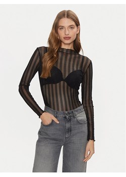 Vila Bluzka Mist 14102378 Czarny Slim Fit ze sklepu MODIVO w kategorii Bluzki damskie - zdjęcie 182668320