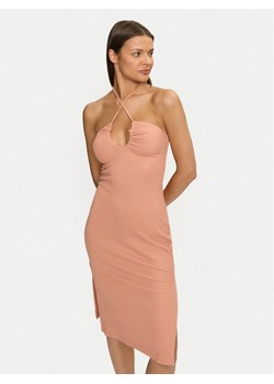 Roxy Sukienka letnia Late Sunset ERJKD03467 Pomarańczowy Slim Fit ze sklepu MODIVO w kategorii Sukienki - zdjęcie 182668323