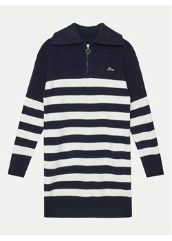Guess Sukienka dzianinowa J4YK16 Z3FU0 Niebieski Comfort Fit ze sklepu MODIVO w kategorii Sukienki dziewczęce - zdjęcie 182668420