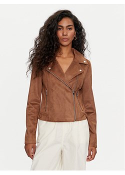 Vero Moda Kurtka z imitacji skóry Jose 10300938 Brązowy Regular Fit ze sklepu MODIVO w kategorii Kurtki damskie - zdjęcie 182668523