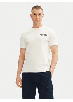Napapijri T-Shirt S-Vignoni Back SS NP0A4ILXN1A1 Biały Regular Fit ze sklepu MODIVO w kategorii T-shirty męskie - zdjęcie 182668584