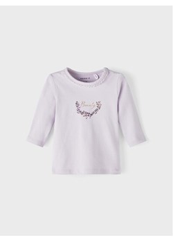 NAME IT Bluzka 13210028 Fioletowy Regular Fit ze sklepu MODIVO w kategorii Kaftaniki i bluzki - zdjęcie 182668630