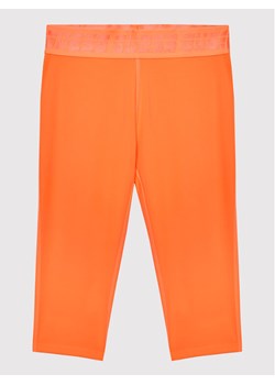 Guess Szorty rowerowe J2GB10 MC049 Pomarańczowy Slim Fit ze sklepu MODIVO w kategorii Spodnie dziewczęce - zdjęcie 182668672