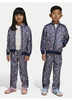 adidas Dres Liberty London Firebird JC8898 Granatowy Regular Fit ze sklepu MODIVO w kategorii Dresy dziewczęce - zdjęcie 182668682