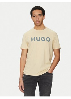 HUGO T-Shirt Dulivio 50467556 Beżowy Regular Fit - id: 0000304628306 - marki Hugo Boss - 182668760 HUGO T-Shirt Dulivio 50467556 Beżowy Regular Fit ze sklepu MODIVO w kategorii T-shirty męskie - zdjęcie 182668760