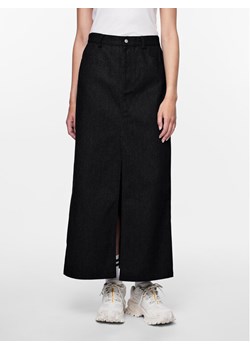 Pieces Spódnica jeansowa 17150001 Czarny Regular Fit ze sklepu MODIVO w kategorii Spódnice - zdjęcie 182668853