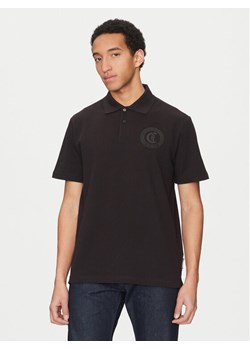 Just Cavalli Polo 78OAGT01 Czarny Regular Fit ze sklepu MODIVO w kategorii T-shirty męskie - zdjęcie 182668900