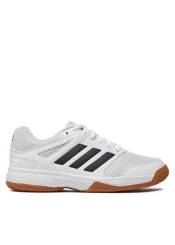 adidas Buty halowe Speedcourt Indoor Kids IE8034 Biały ze sklepu MODIVO w kategorii Buty sportowe dziecięce - zdjęcie 182668922