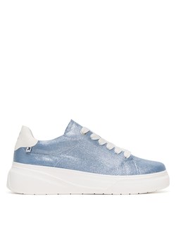 Rieker Revolution Lifestyle Półbuty W2302-14 Niebieski ze sklepu MODIVO w kategorii Trampki damskie - zdjęcie 182669073