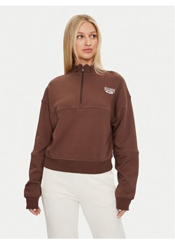 Reebok Bluza Coverup 10007628 Brązowy Regular Fit ze sklepu MODIVO w kategorii Bluzy damskie - zdjęcie 182669220