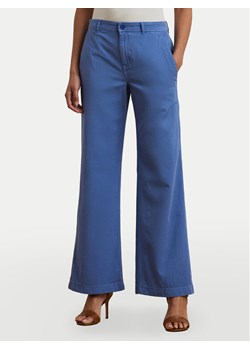 LAUREN RALPH LAUREN Spodnie materiałowe 200965654003 Niebieski Regular Fit ze sklepu MODIVO w kategorii Spodnie damskie - zdjęcie 182669291