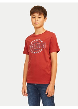 Jack&Jones Junior T-Shirt Logo 12258877 Czerwony Regular Fit - id: 0000304395673 - marki Jack & Jones Junior - 182669363 Jack&Jones Junior T-Shirt Logo 12258877 Czerwony Regular Fit ze sklepu MODIVO w kategorii T-shirty chłopięce - zdjęcie 182669363