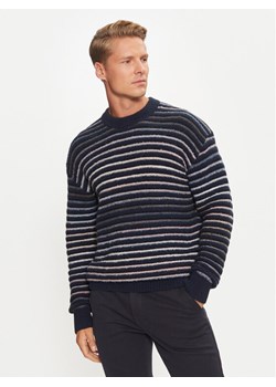 Boss Sweter 50523580 Granatowy Regular Fit ze sklepu MODIVO w kategorii Swetry męskie - zdjęcie 182669382