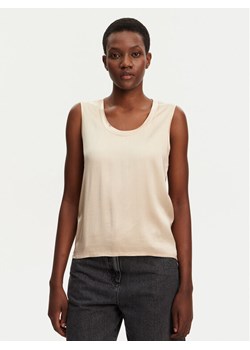 ViCOLO Bluzka TD0006 Beżowy Relaxed Fit ze sklepu MODIVO w kategorii Bluzki damskie - zdjęcie 182669432
