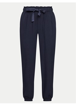 Deha Spodnie dresowe A00636 Granatowy Regular Fit ze sklepu MODIVO w kategorii Spodnie damskie - zdjęcie 182669433