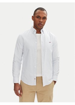 Tommy Jeans Koszula DM0DM20668 Niebieski Slim Fit ze sklepu MODIVO w kategorii Koszule męskie - zdjęcie 182669444
