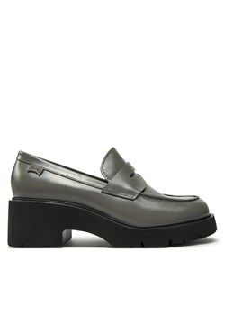 Camper Loafersy Milah K201425-020 Szary ze sklepu MODIVO w kategorii Lordsy damskie - zdjęcie 182669513