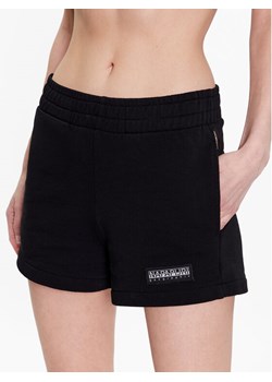 Napapijri Szorty sportowe N-Morgex NP0A4GXI Czarny Regular Fit ze sklepu MODIVO w kategorii Szorty - zdjęcie 182669581