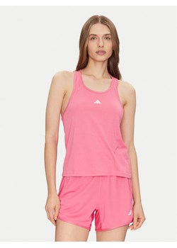 adidas Koszulka techniczna Train Essentials Minimal Branding JC9528 Różowy Regular Fit ze sklepu MODIVO w kategorii Bluzki damskie - zdjęcie 182669613