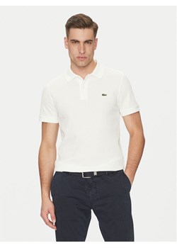 Lacoste Polo DH0262 Écru Regular Fit ze sklepu MODIVO w kategorii T-shirty męskie - zdjęcie 182669680