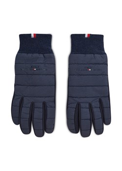 Tommy Hilfiger Rękawiczki Męskie Th Established Mix Nylon Gloves AM0AM07884 Granatowy ze sklepu MODIVO w kategorii Rękawiczki męskie - zdjęcie 182669710