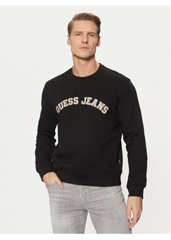 Guess Jeans Bluza M5RQ41 KCPR1 Czarny Regular Fit ze sklepu MODIVO w kategorii Bluzy męskie - zdjęcie 182669804