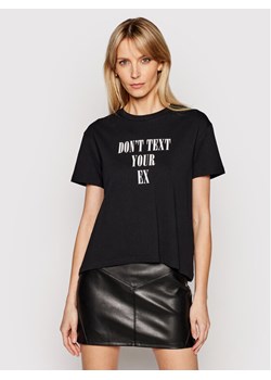 Silvian Heach T-Shirt Gomlu PGP21654TS Czarny Regular Fit ze sklepu MODIVO w kategorii Bluzki damskie - zdjęcie 182669860