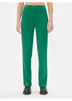 United Colors Of Benetton Spodnie materiałowe 49HHDF04E Zielony Regular Fit ze sklepu MODIVO w kategorii Spodnie damskie - zdjęcie 182669922