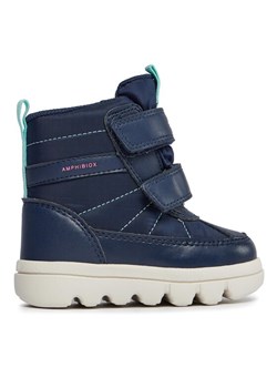 Geox Kozaki B Willaboom Girl B A B365AE 0FU54 C4002 M Granatowy ze sklepu MODIVO w kategorii Buty zimowe dziecięce - zdjęcie 182669940