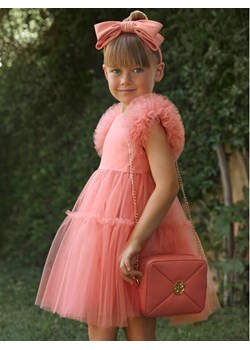 Abel & Lula Sukienka elegancka 5047 Różowy Regular Fit ze sklepu MODIVO w kategorii Sukienki dziewczęce - zdjęcie 182669964