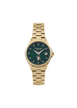 U.S. Polo Assn. Zegarek Louise USP8342GR Złoty ze sklepu MODIVO w kategorii Zegarki - zdjęcie 182670021