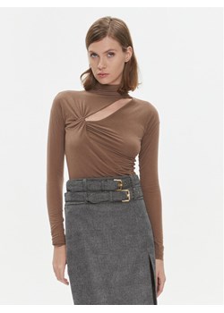 Pinko Bluzka Mononoke 102328 A17S Brązowy Regular Fit ze sklepu MODIVO w kategorii Bluzki damskie - zdjęcie 182670043
