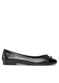 Tory Burch Baleriny Cap-Toe Ballet 154511 Czarny ze sklepu MODIVO w kategorii Balerinki - zdjęcie 182670213