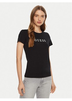 Guess T-Shirt O5RI01 KBBU1 Czarny Slim Fit ze sklepu MODIVO w kategorii Bluzki damskie - zdjęcie 182670252